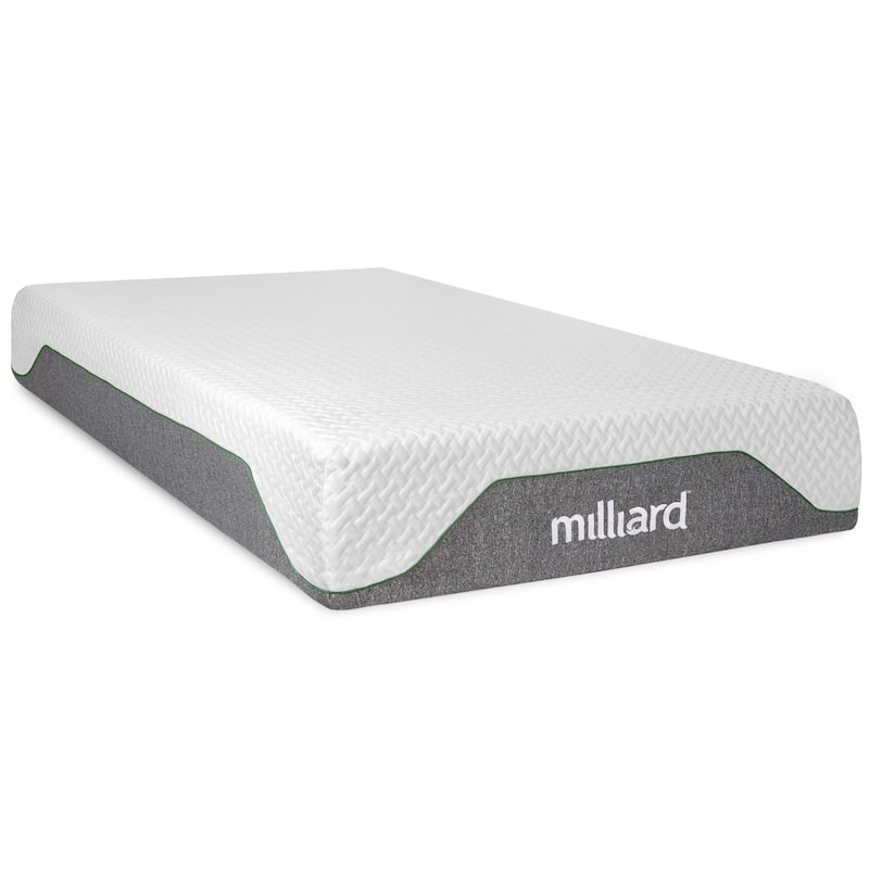 Milliard Memory Foam Mattress 10 inch Firm, Bed-in-a-Box/Pressure Relieving, Classic - Full