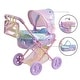 preview thumbnail 5 of 7, Olivia's Little World - Magical Dreamland Baby Doll Deluxe Stroller - Iridescent Color