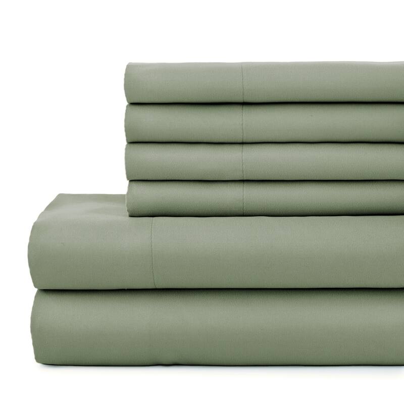 Adjustable Mattress Split King Ultra-Soft 7-piece Bed Sheet Set