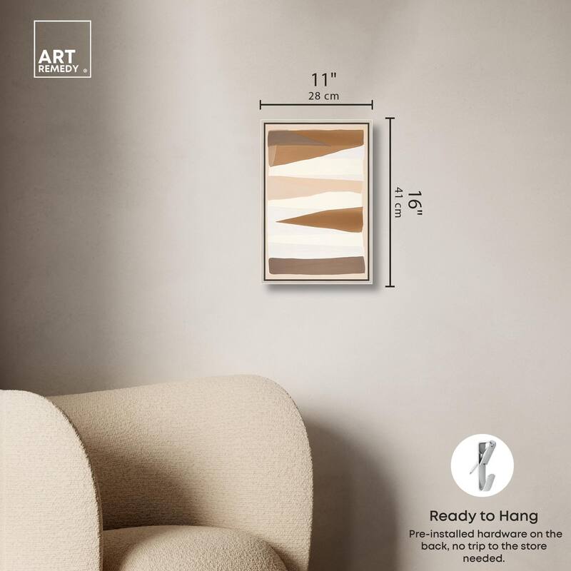 Linear Landscape II Canvas by Art Remedy