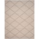 SAFAVIEH Handmade Flatweave Montauk Elsbe Trellis Cotton Rug - 10' x 14' - Grey