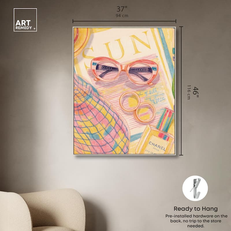 Summer glam Canvas by Art Remedy