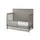 preview thumbnail 6 of 4, Emery 56" Wide Modern Convertible Crib Panel, Gray