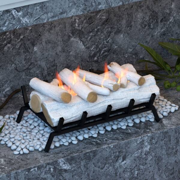 Shop Regal Flame 24 Inch Convert To Ethanol Fireplace Log Set With