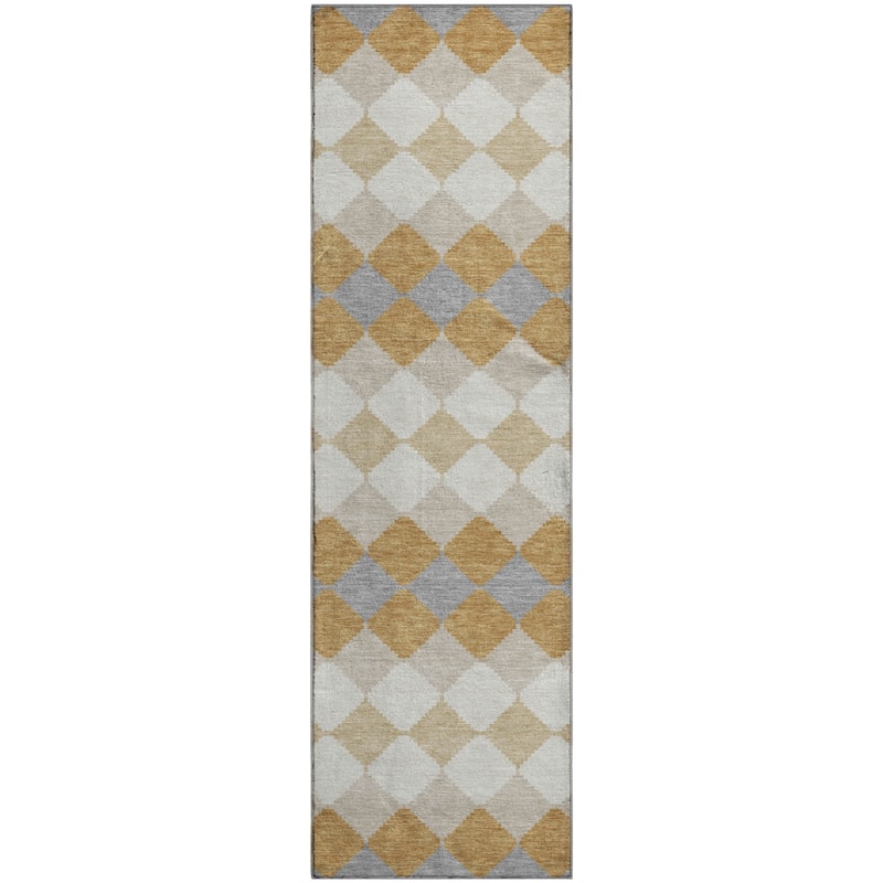 Premium Washable Super Soft Diamond Modern Mayfield Rug