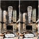 preview thumbnail 16 of 19, KAYLA 125 in. 20-Light Gold Crystal Chandelier- High Ceiling Lighting Fixture - 78.7in