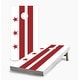 preview thumbnail 1 of 5, Washington DC Flag Cornhole Game (Choose Wraps or Boards) 2x4 Boards (24" x 48") - Include ALL Accessories