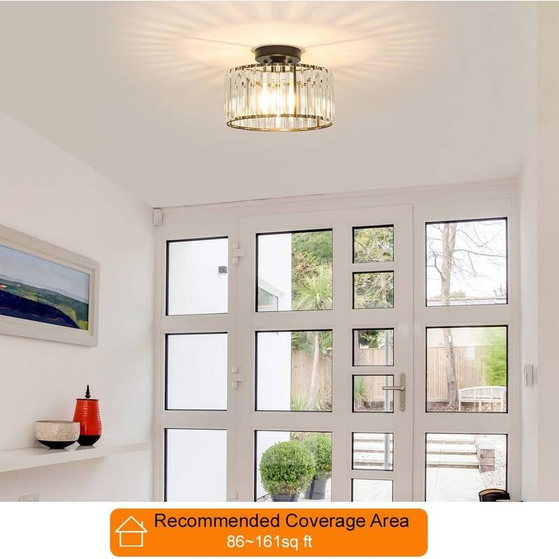 Ceiling Light Fixture, Modern Semi Flush Mount Ceiling Light