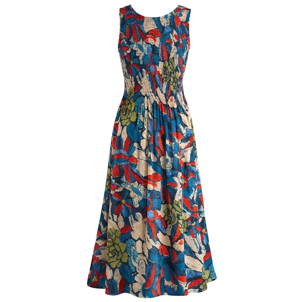 tropical sundress womens