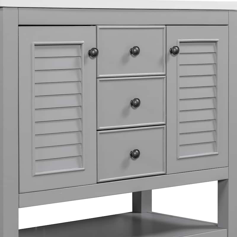 36" Bathroom Vanity without Sink