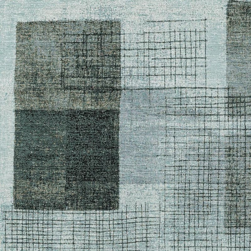 HomeRoots Geometric Transitional Rectangle Outdoor Rug