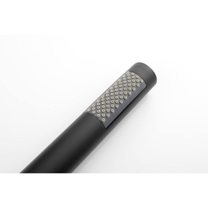 Floor Mounted Tub Faucet High Flow Freestanding Tub Filler Faucet with Handheld Shower Head and Swivel Spout