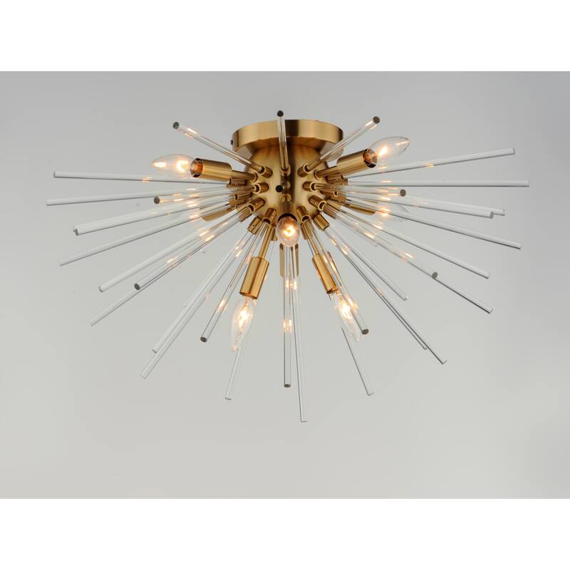 Polaris 8-Light Flush Mount