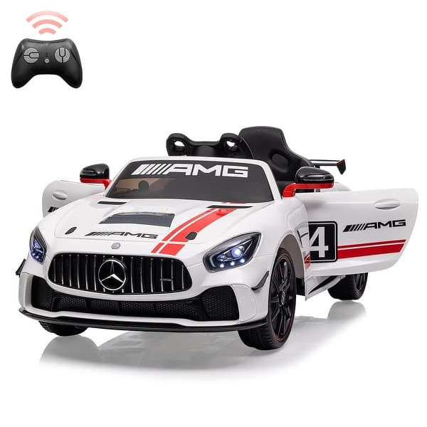 slide 2 of 20, Ride on Car for Kids with Remote Contorl White