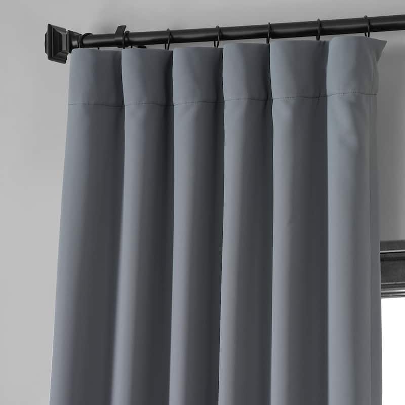 Exclusive Fabrics Performance Woven Blackout Curtain Pair (2 Panels)