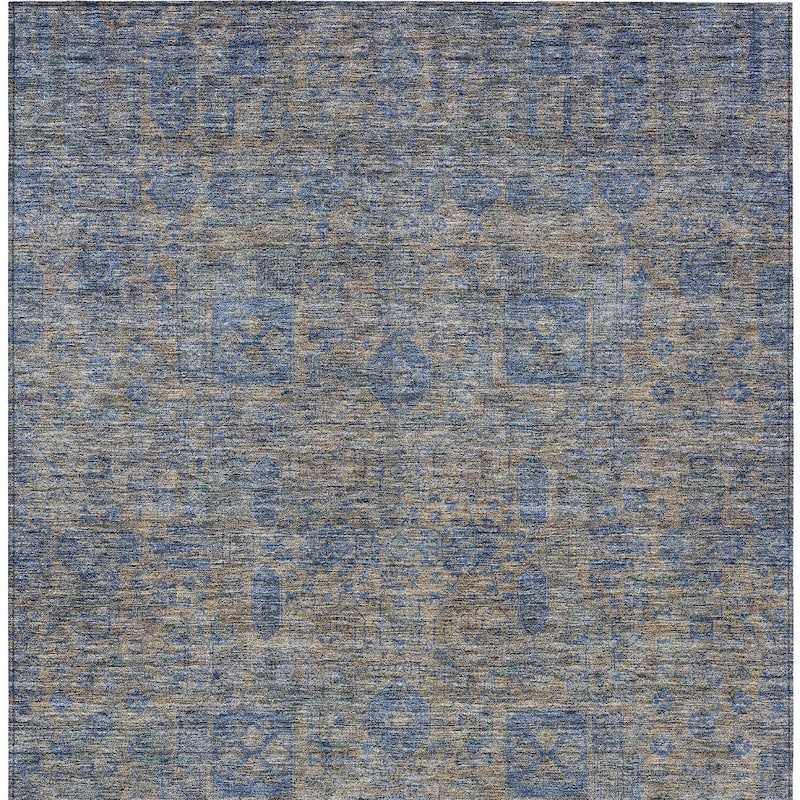 HomeRoots Oriental Transitional Rectangle Outdoor Rug