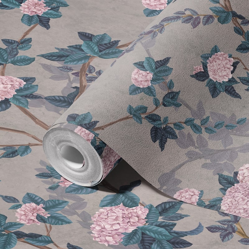 Midnight Rose Garden Vintage Charm Wallpaper Mural