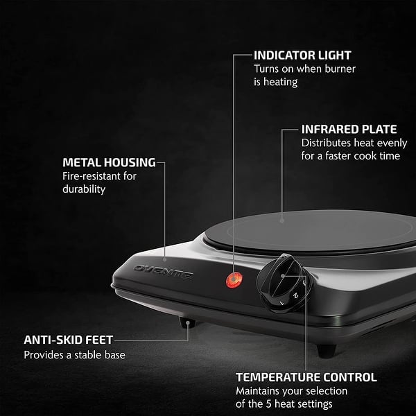 1000W Single Burner Hot Plate and Electric Stove - China Electric