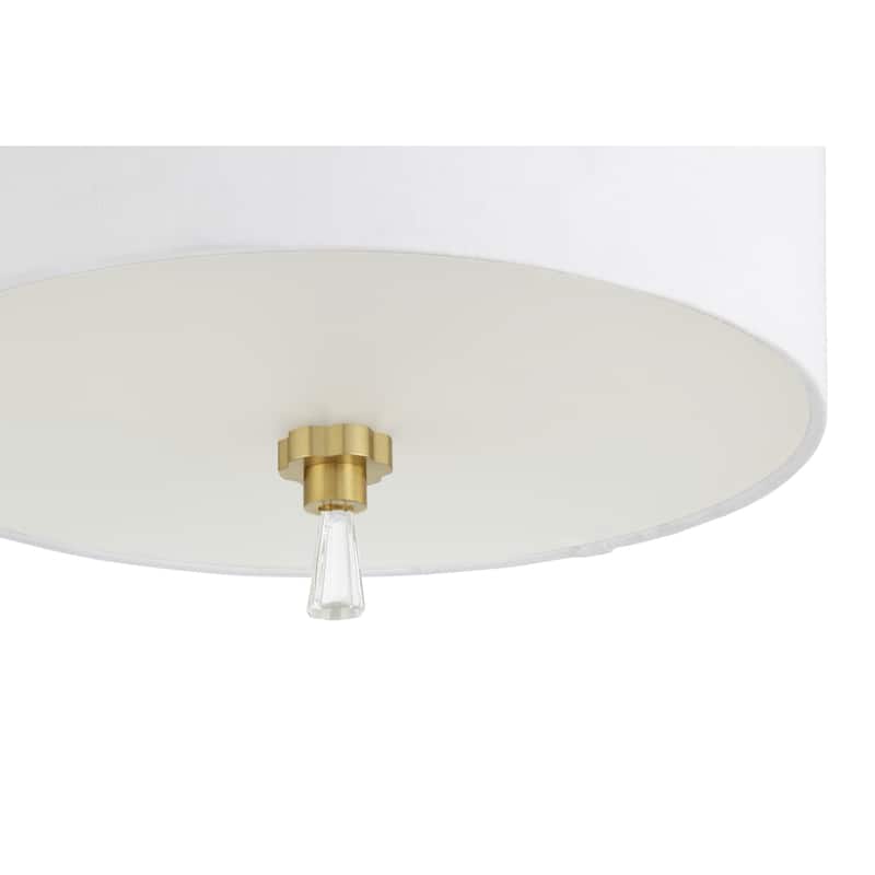 Craftmade 58282 Fortuna 2 Light 12" Wide Flush Mount Drum Ceiling