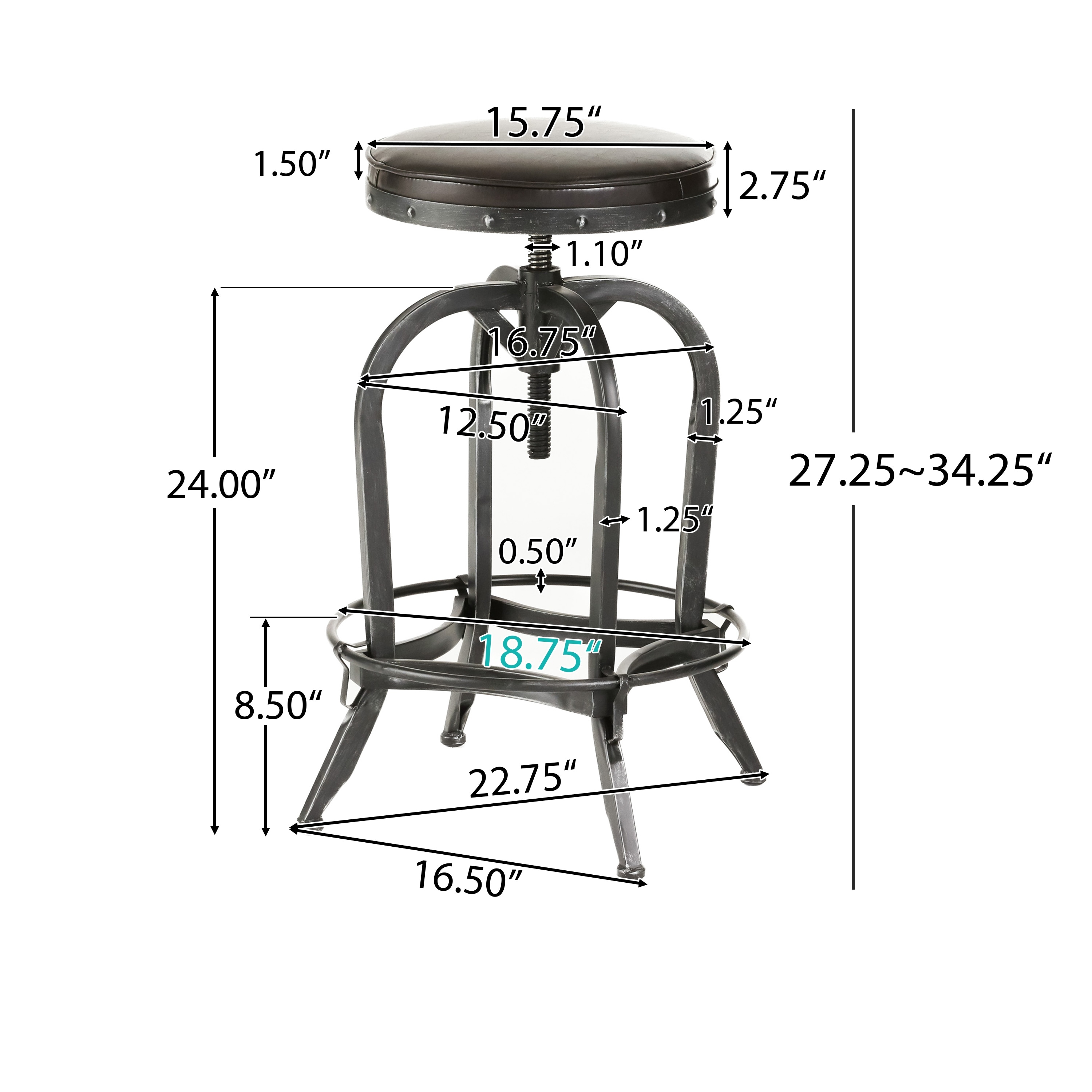 Christopher knight home swivel bar 2025 stool