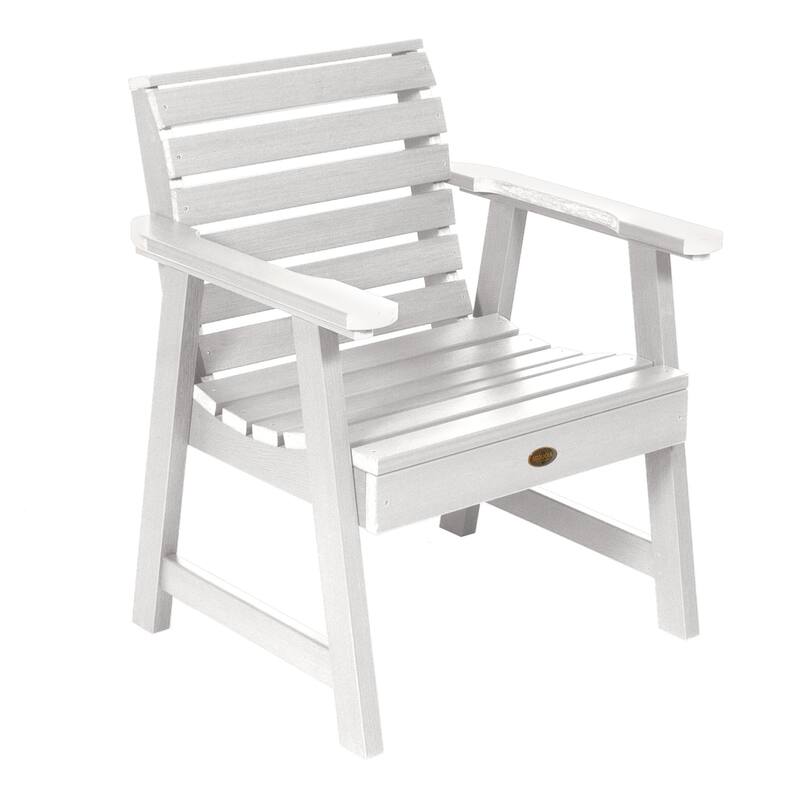 Highwood Commercial Grade Glennville Lounge Chair - White