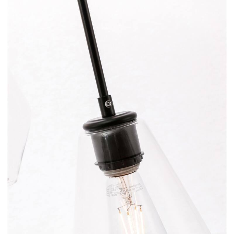 Gerald 3-light Modern Elongated Glass Hanging Pendant