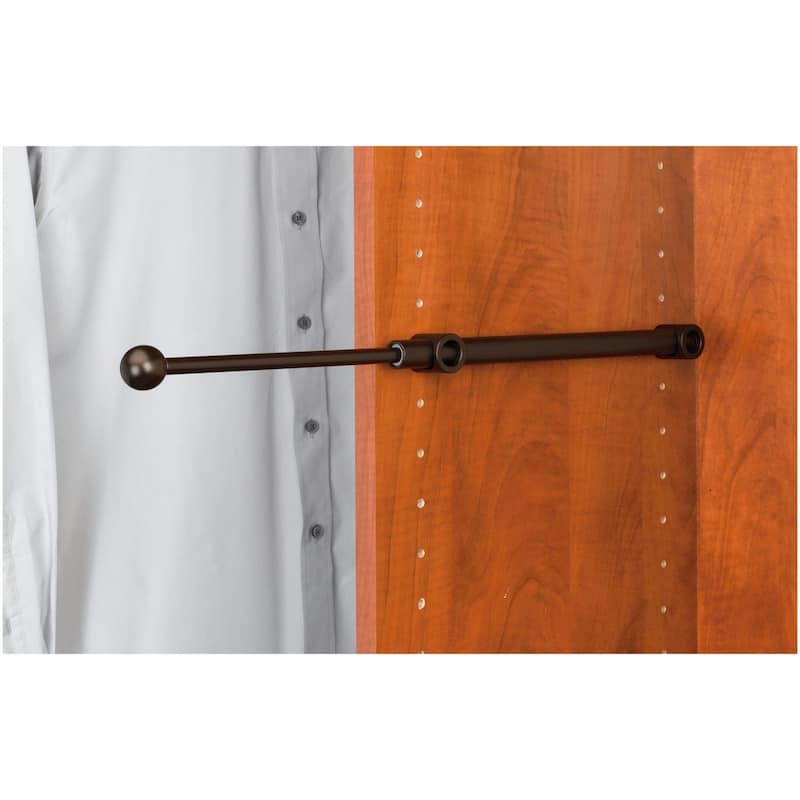 Rev-A-Shelf CVR Series 12 Inch Pull Out Designer Closet Valet Rod