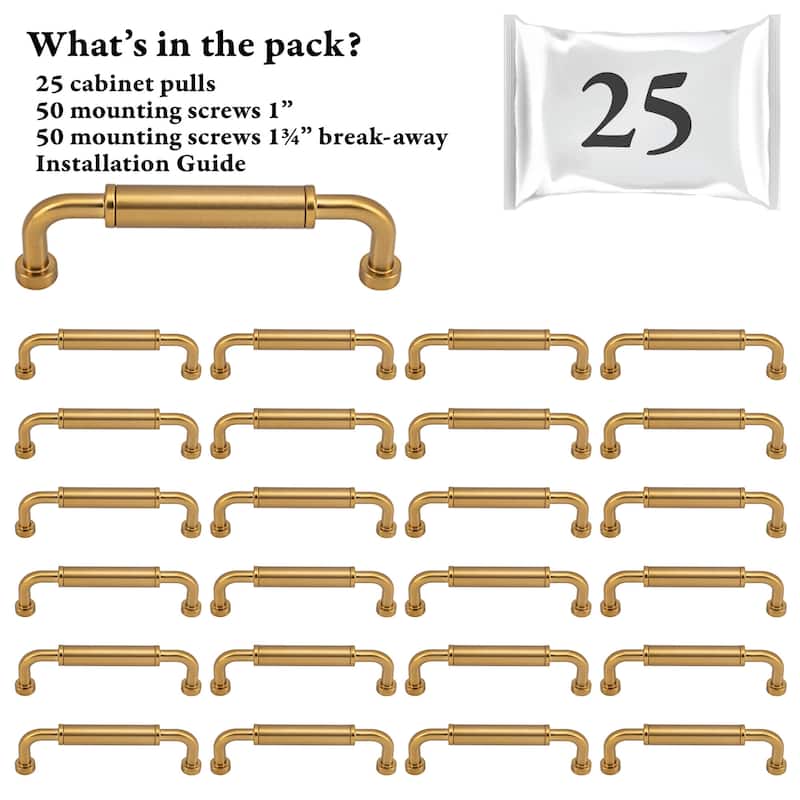 DesignPerfect DPA-T963-25PACK Barrel Pack of (25) 3-3/4” (96 mm)