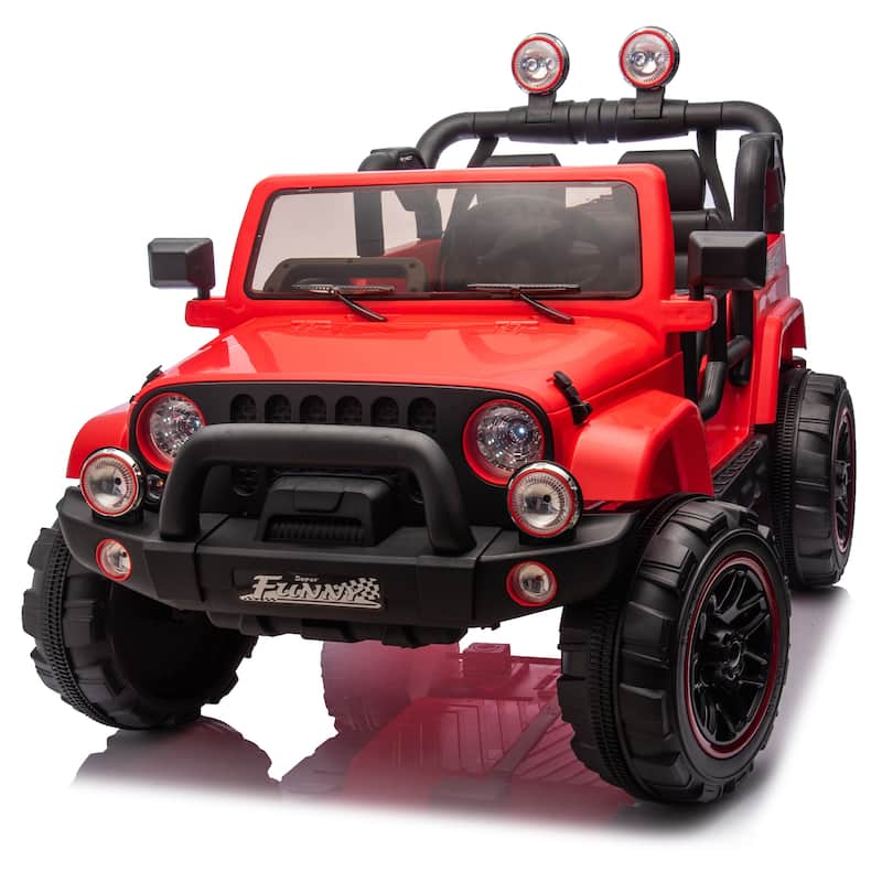 24V Kids Ride On Car Red Off-Road Toy Car Battery Powered Electric Car