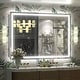 preview thumbnail 96 of 118, KIOTEE Super Bright Anti-fog LED Bathroom Mirror with Backlit and Front Lighting 3-Year Warranty 55x36