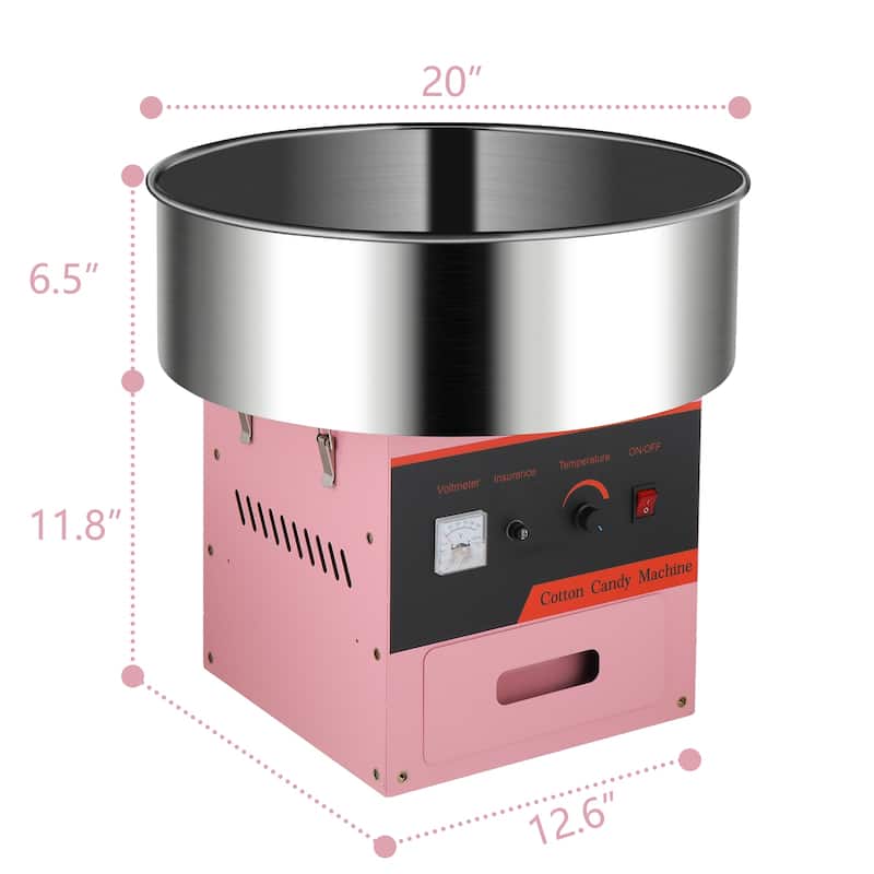 980W Commercial Cotton Candy Machine
