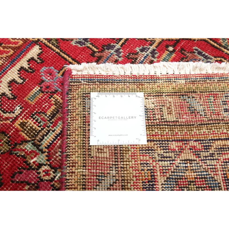 ECARPETGALLERY Hand-knotted Antalya Vintage Red Wool Rug - 6'5 x 9'7