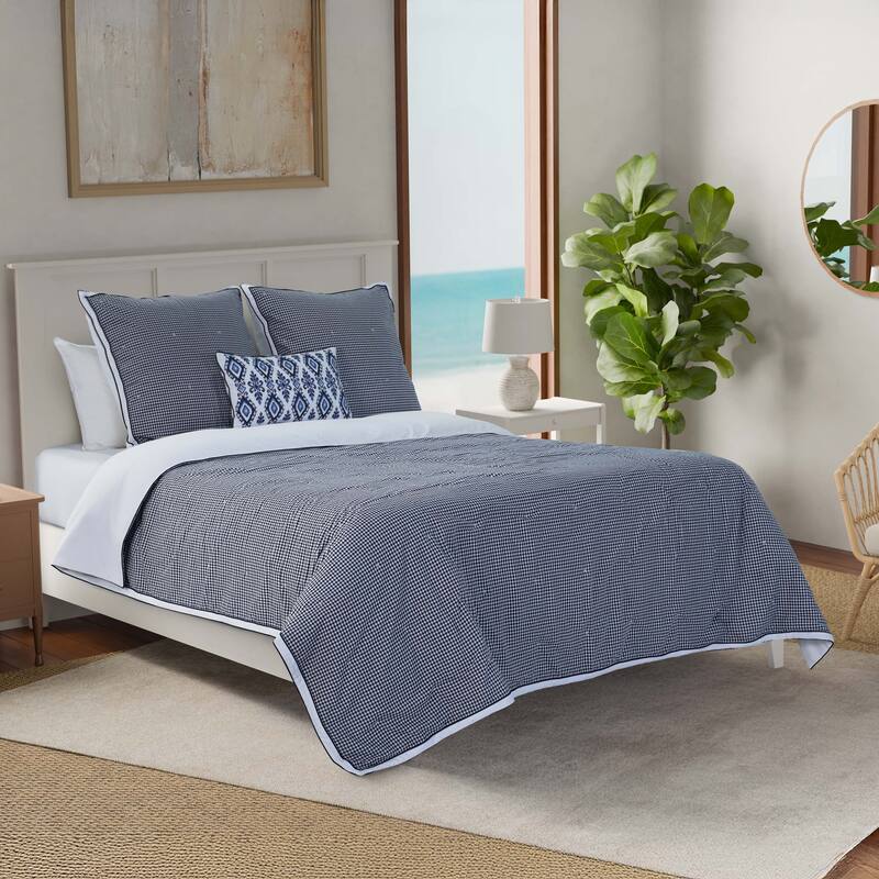 Southern Tide Summerfield Breakfast Navy Decorative Pillow