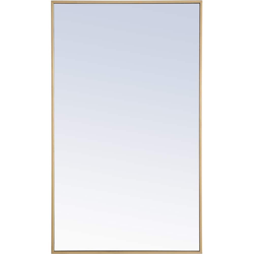 Elegant Lighting Eternity 40"x 24" Rectangular Metal Framed Wall