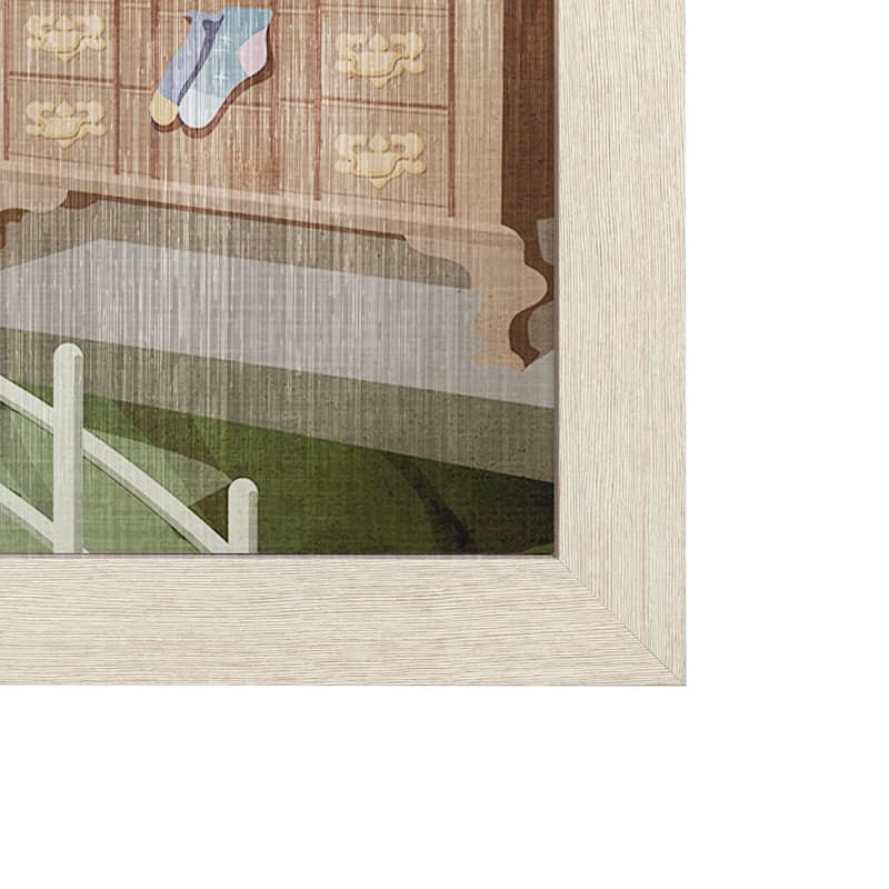 North Carolina Go (L) Framed Art Print