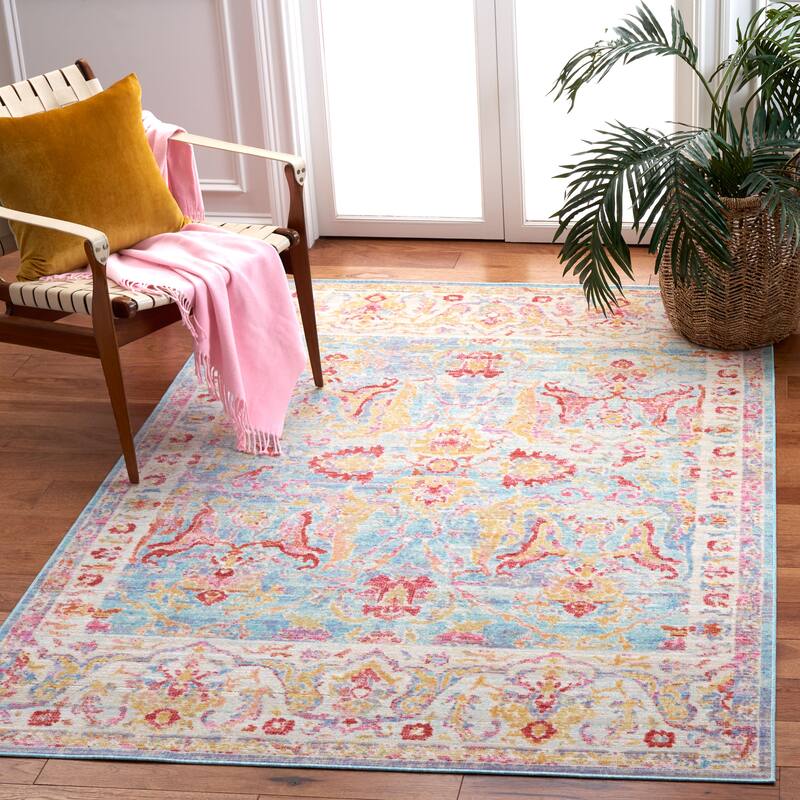 SAFAVIEH Windsor Adua Shabby Chic Oriental Polyester Rug
