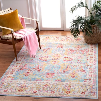 SAFAVIEH Windsor Adua Shabby Chic Oriental Polyester Rug
