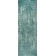 preview thumbnail 3 of 7, Domani Grove Machine Washable Distressed in Teal Area Rug 2'6" x 7'6" Runner