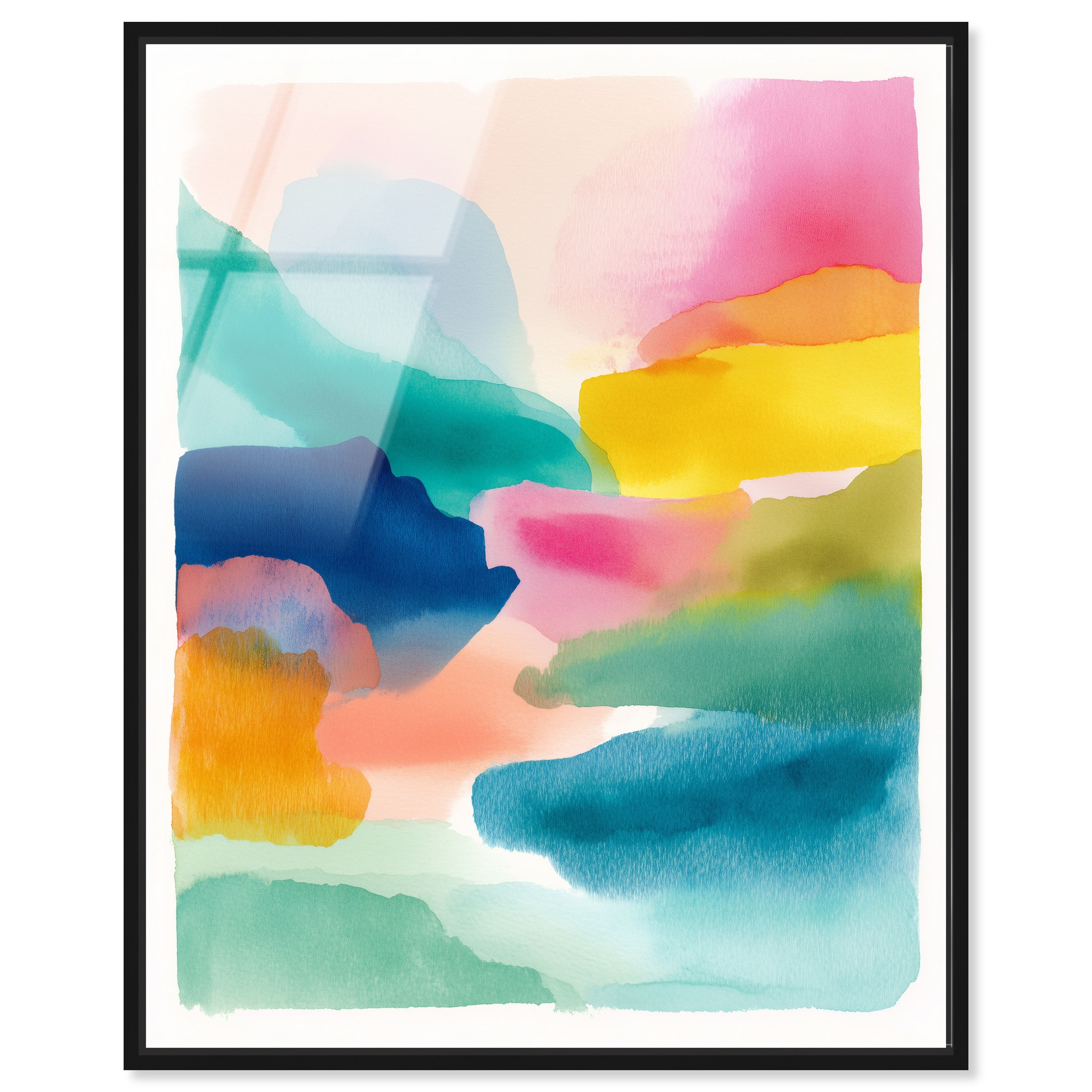 Dreamy Vistas III Whimsy Coastal Art Acrylic Print by Art Remedy
