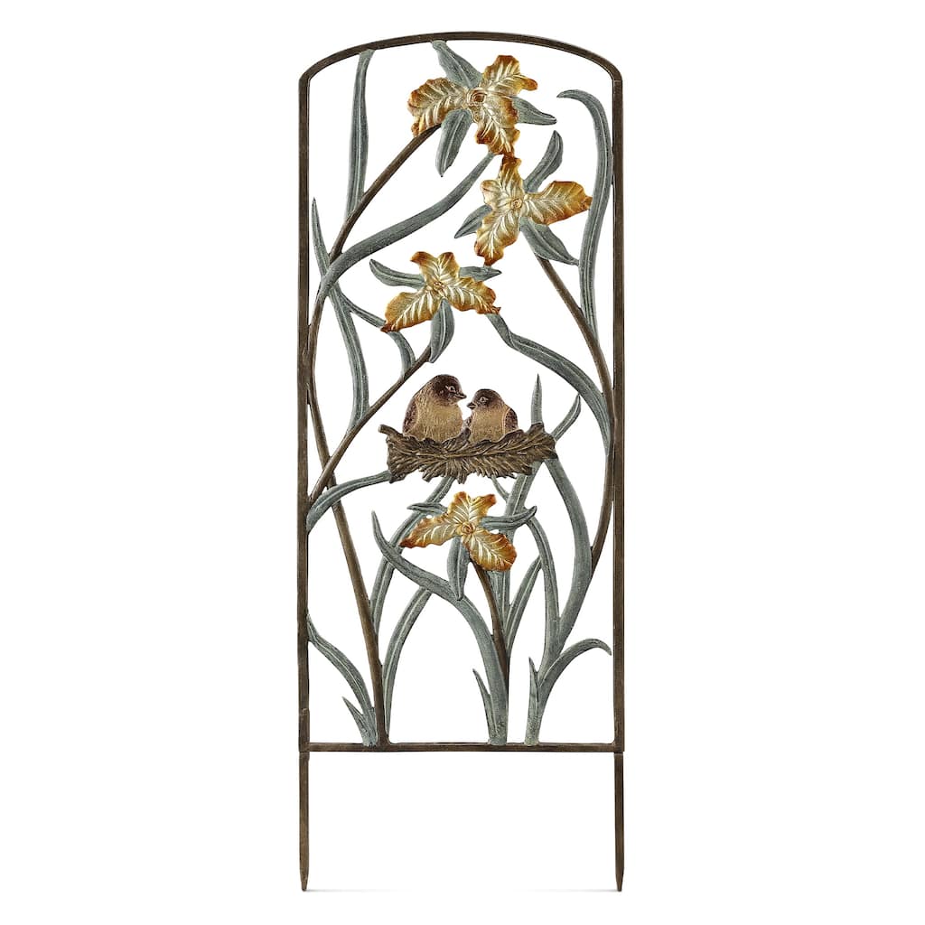 Spi Wide Lovebirds In Nest Trellis 39" X 14.5" X 1" 5.0 Lbs. Aluminum - 39 X 14.5 X 1 inches