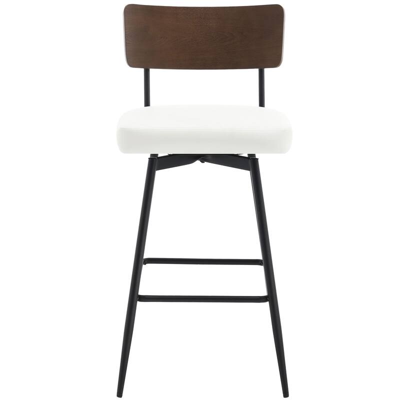 26"/ 29" Faux Leather Swivel Counter/ Bar Stools Set of 2/3