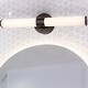 preview thumbnail 25 of 37, Elyse 20.13" 1-Light Industrial Mid-Century Iron Integrated LED Vanity Light, by JONATHAN Y Oil Rubbed Bronze/White