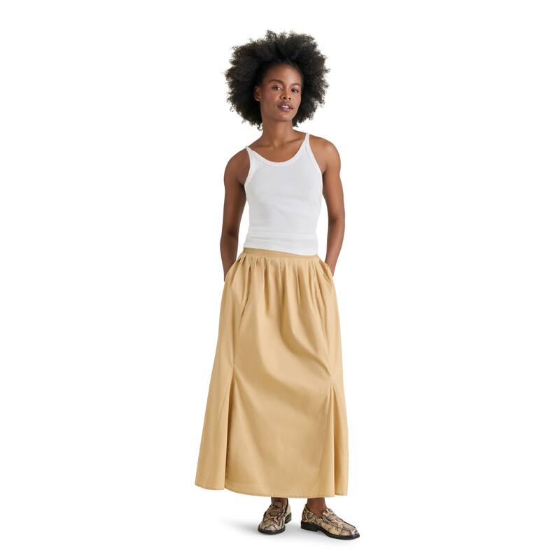 Steve Madden Karina Maxi Skirt - Khaki - XS