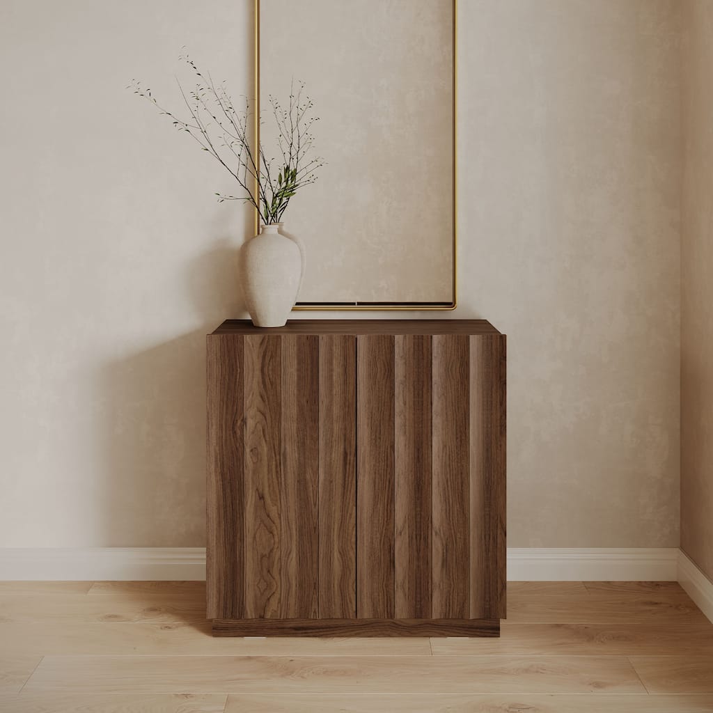 OVE Albert Modern Fluted Accent Cabinet