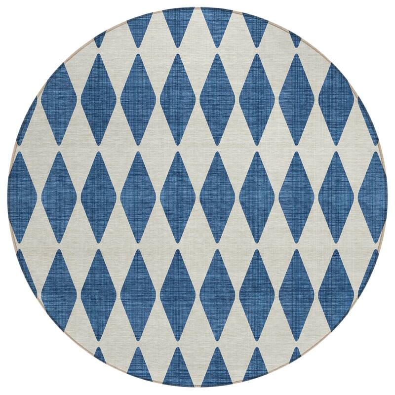 HomeRoots Geometric Transitional Rectangle Outdoor Rug