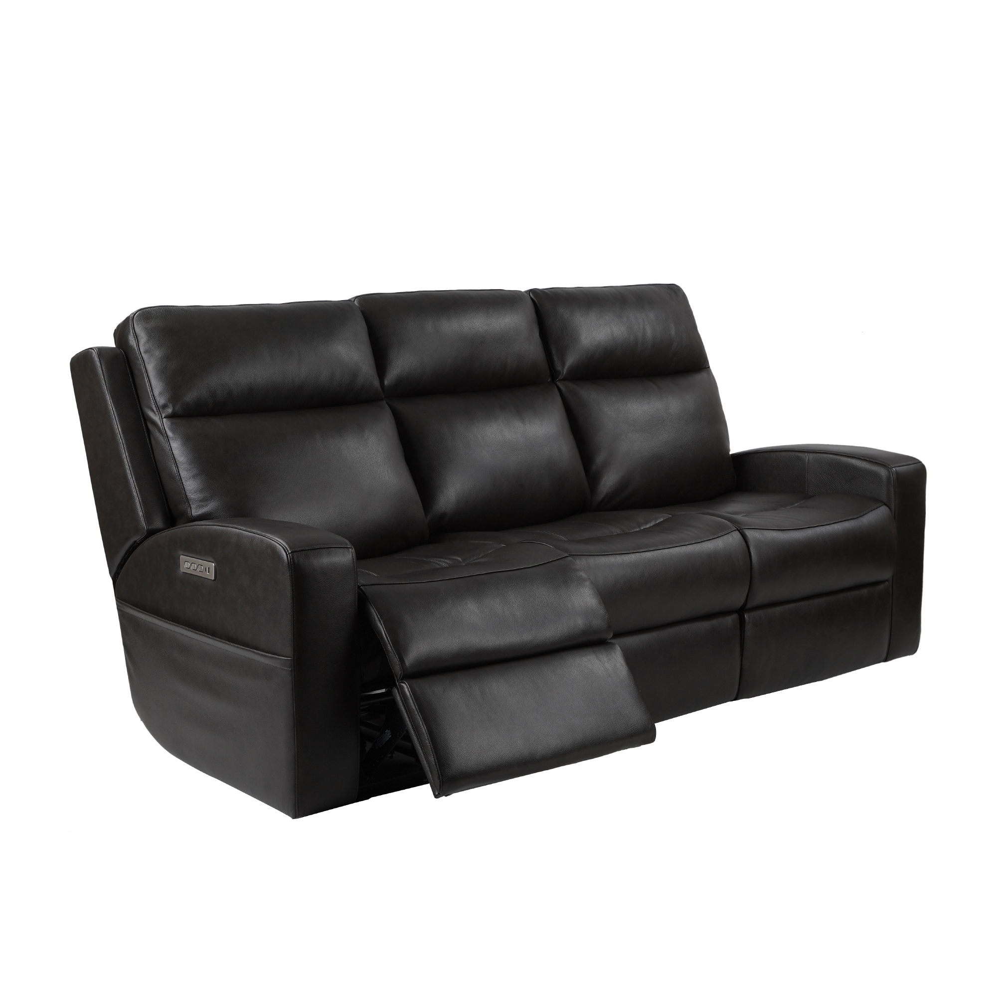 Triple Power Recliner Sofa 3 Seater Genuine Leather Reclining Sofa