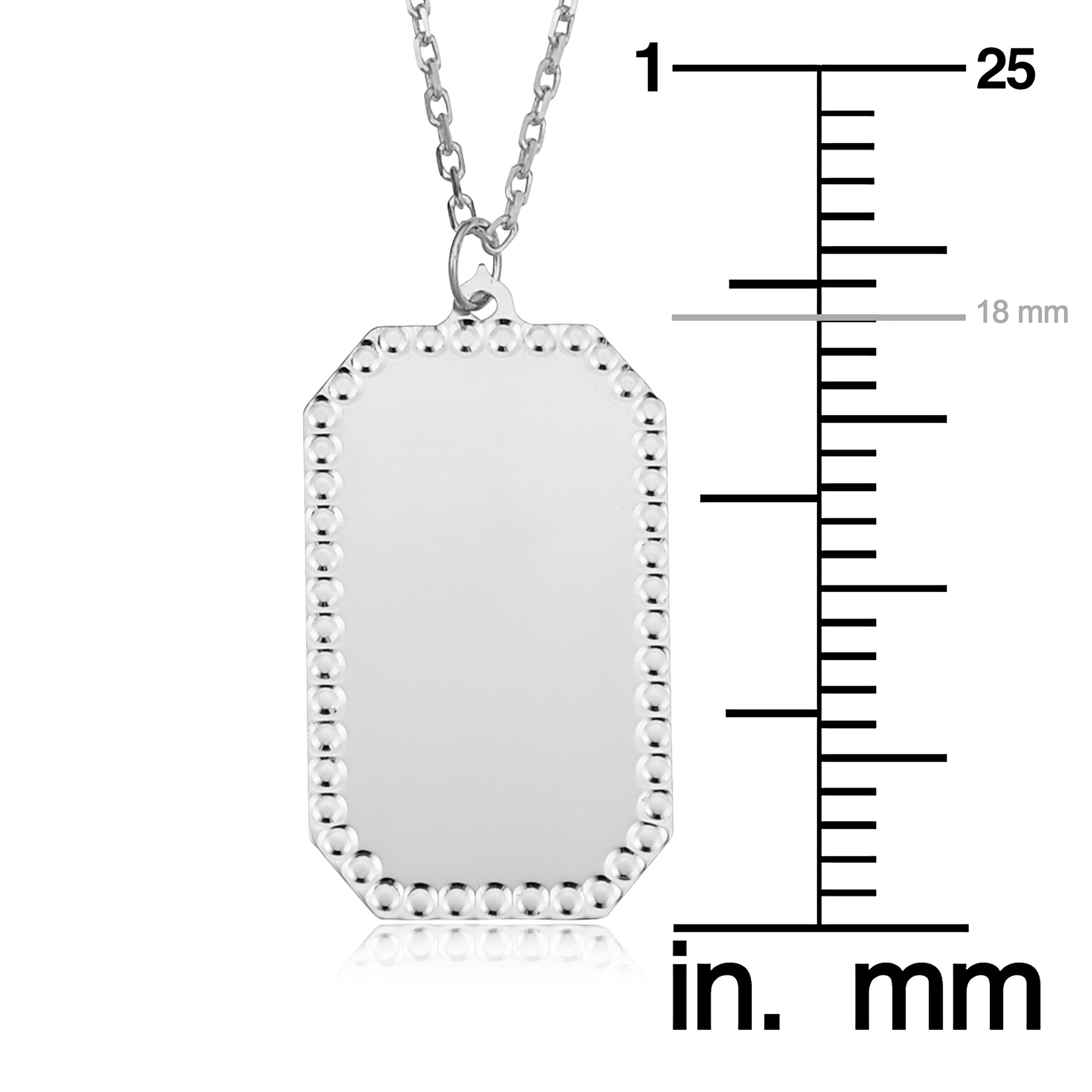 dog tag nameplate