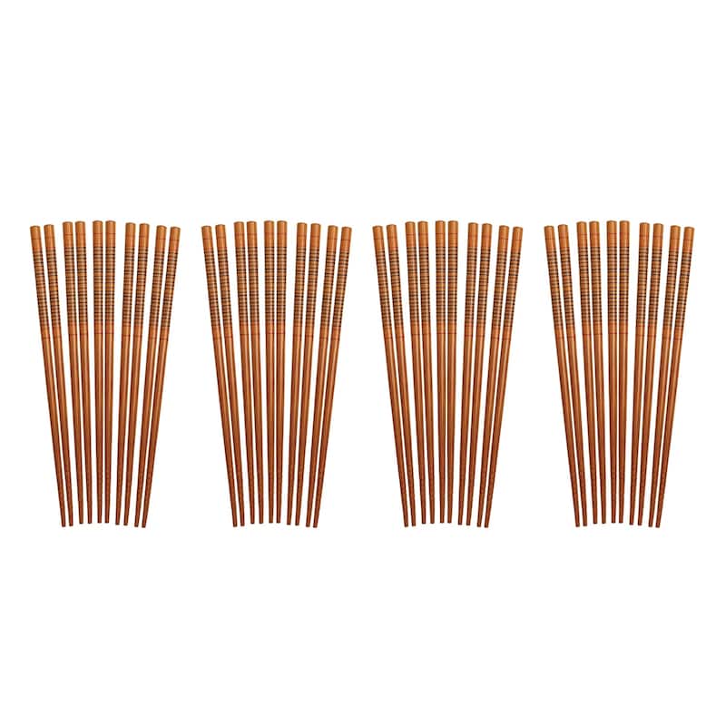 Helen's Asian Kitchen Silk Wrapped Bamboo Chopsticks, 20-Pair