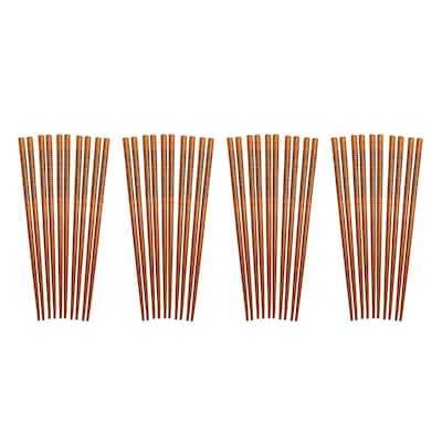 Helen's Asian Kitchen Silk Wrapped Bamboo Chopsticks, 20-Pair