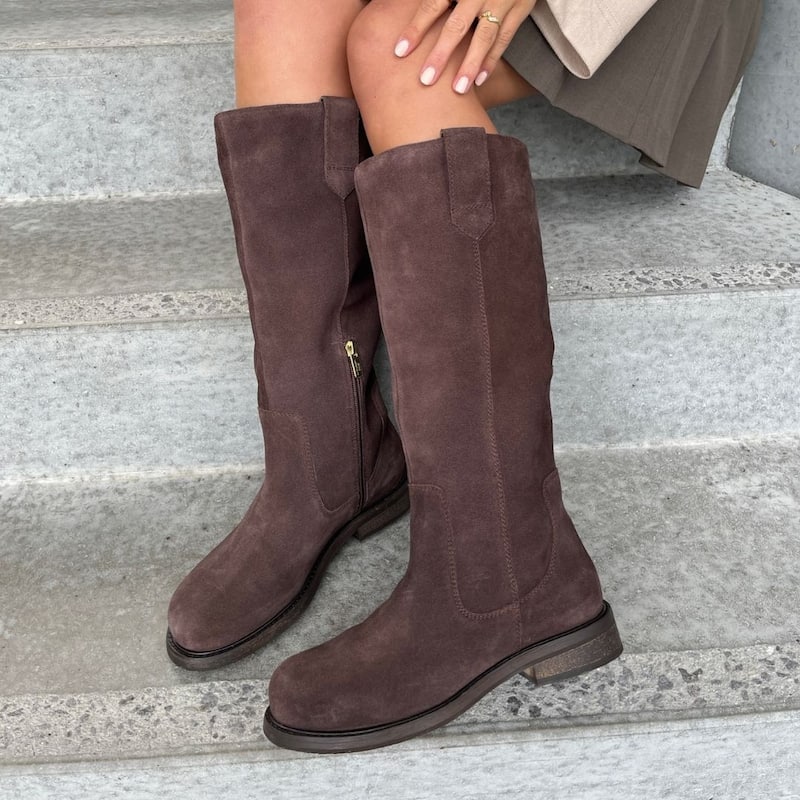 Copenhagen Knee-High Suede Boot
